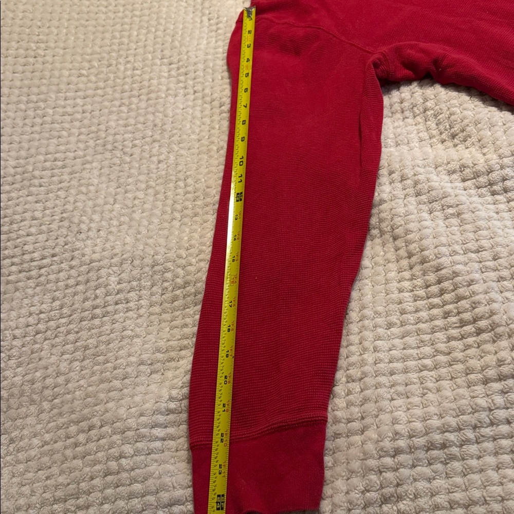 Polo by Ralph Lauren Men's Vibrant Red Long Sleeve Tee - Picture 9 of 10